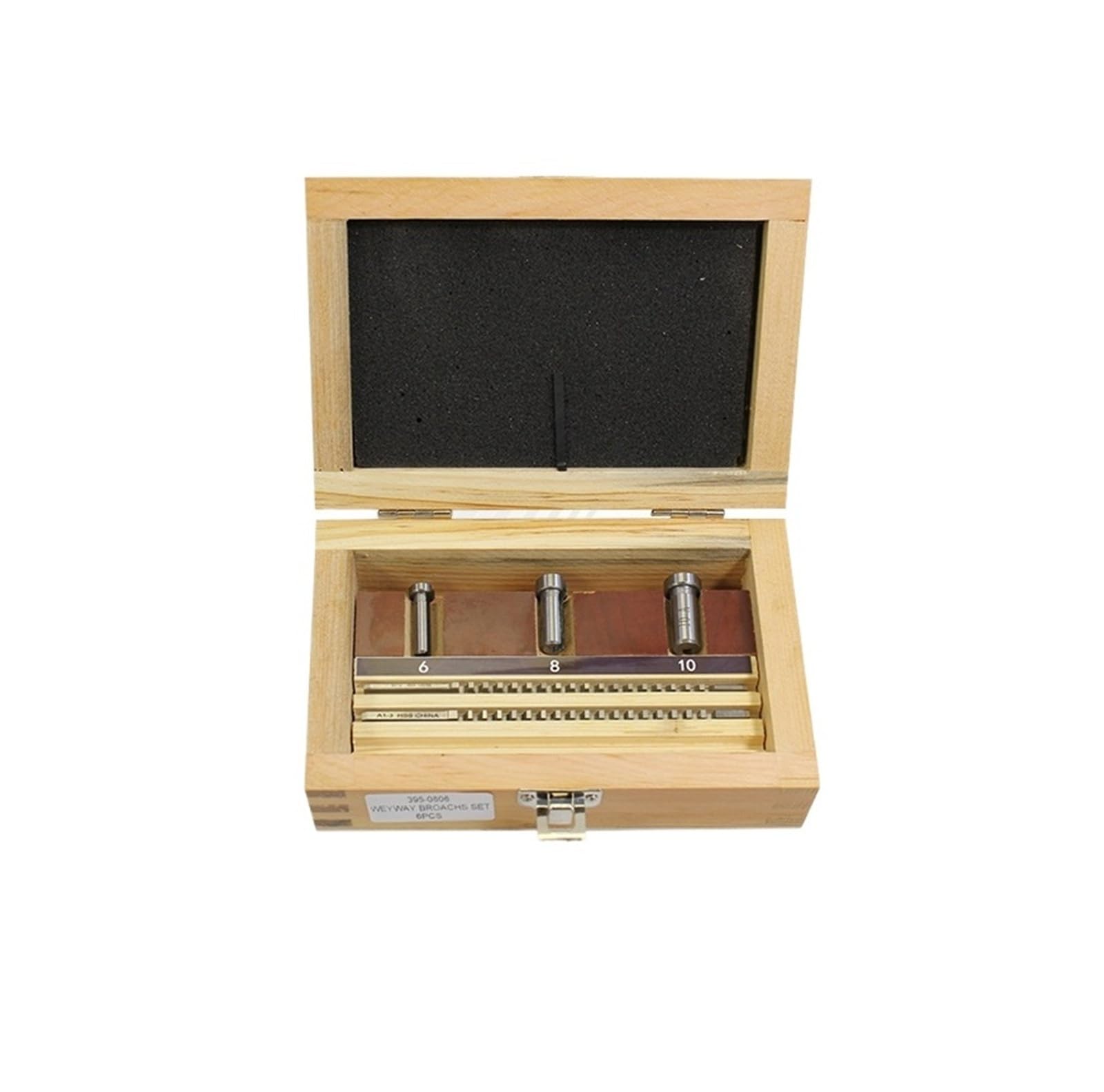 Juego de 6 Brocas de Acero de Alta Velocidad para chaveteros, Herramienta de Corte métrica para máquinas CNC, Ideal para Trabajos de metalurgia y torneado.