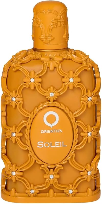 Soleil 2.7oz/80ml Eau De Parfum Perfume floral suave para hombres y mujeres | Notas de Anís Estrellado, Jengibre, Vainilla, Almendra, Almizcle - Perfumes Árabes para Mujer y Hombre - Perfumes Arabes de Mujer y Hombres