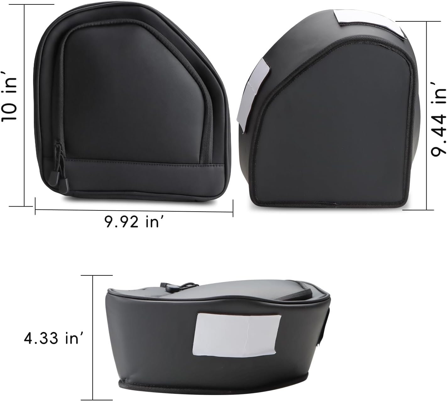 MARCHFA Car Rear Trunk Storage Bag Compatible for 2026 Toyota Rav4 Accessories for RAV4 2026 Rear Trunk Organizer (PU Leather)