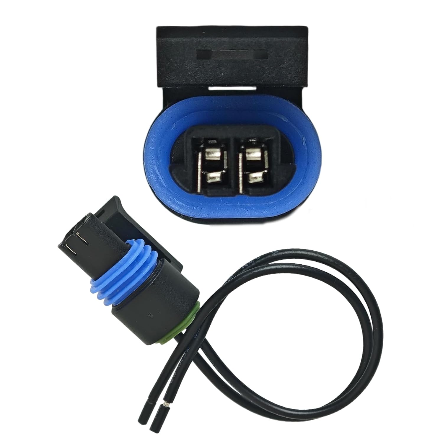 Engine Coolant Temperature Sensor Connector Pigtail, OE 12046623 12101899, Compatible with Chevy/GMC/Buick/Cadillac/Pontiac/Oldsmobile, Saturn, Suzuki, Isuzu, Hummer, Ram/Dodge/Chrysler/Plymouth