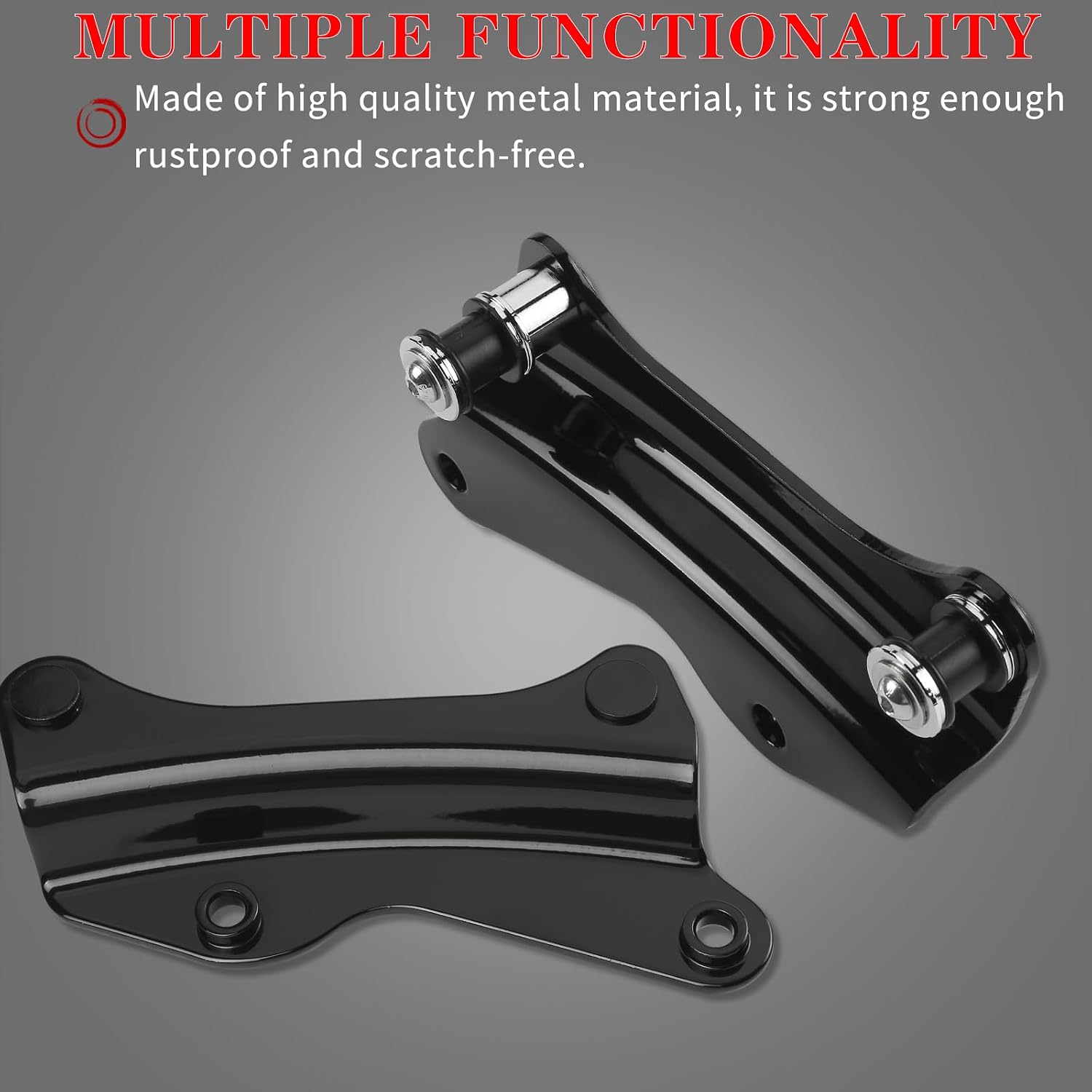 4 Point Docking Hardware Kit for Touring Street Glide Electra Glide Road Glide 2014-2025 (Black)
