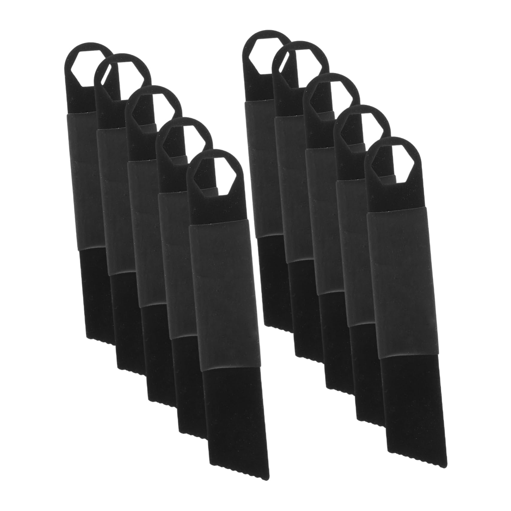 NAMOARLY Set of 10 Practical Flint Steel Rod Scrapers Versatile Fire Starters for Campfires Emergency Use