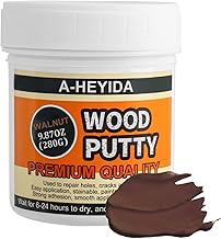 Laminate Repair Kit 280g Wood Putty Parquet Repair Set for Repairing Cracks and Holes in Wooden Furniture, Wooden Floors, Doors, Wardrobes (Walnut)