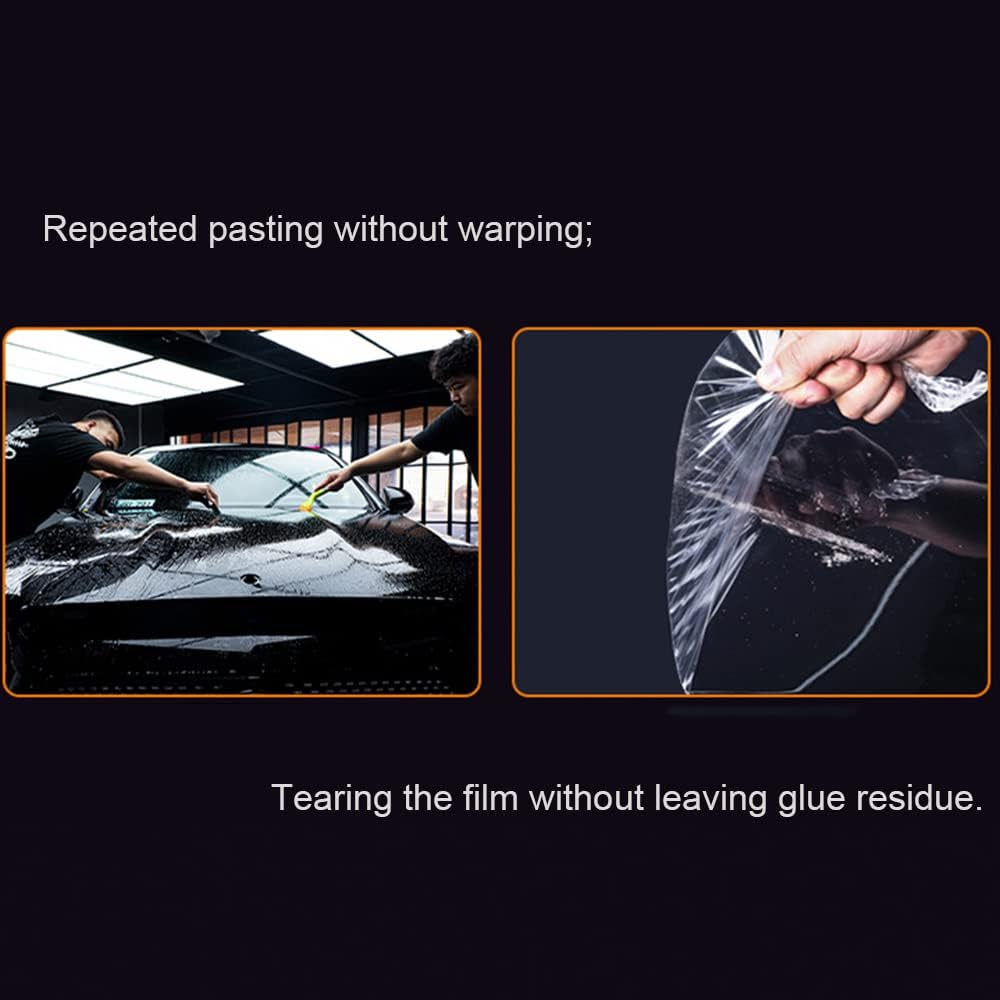 Sunice Car Clear Paint Protection Film Adhesive PPF Scratchable Wrapping Film Automobile Vinyl 49ft x 5ft