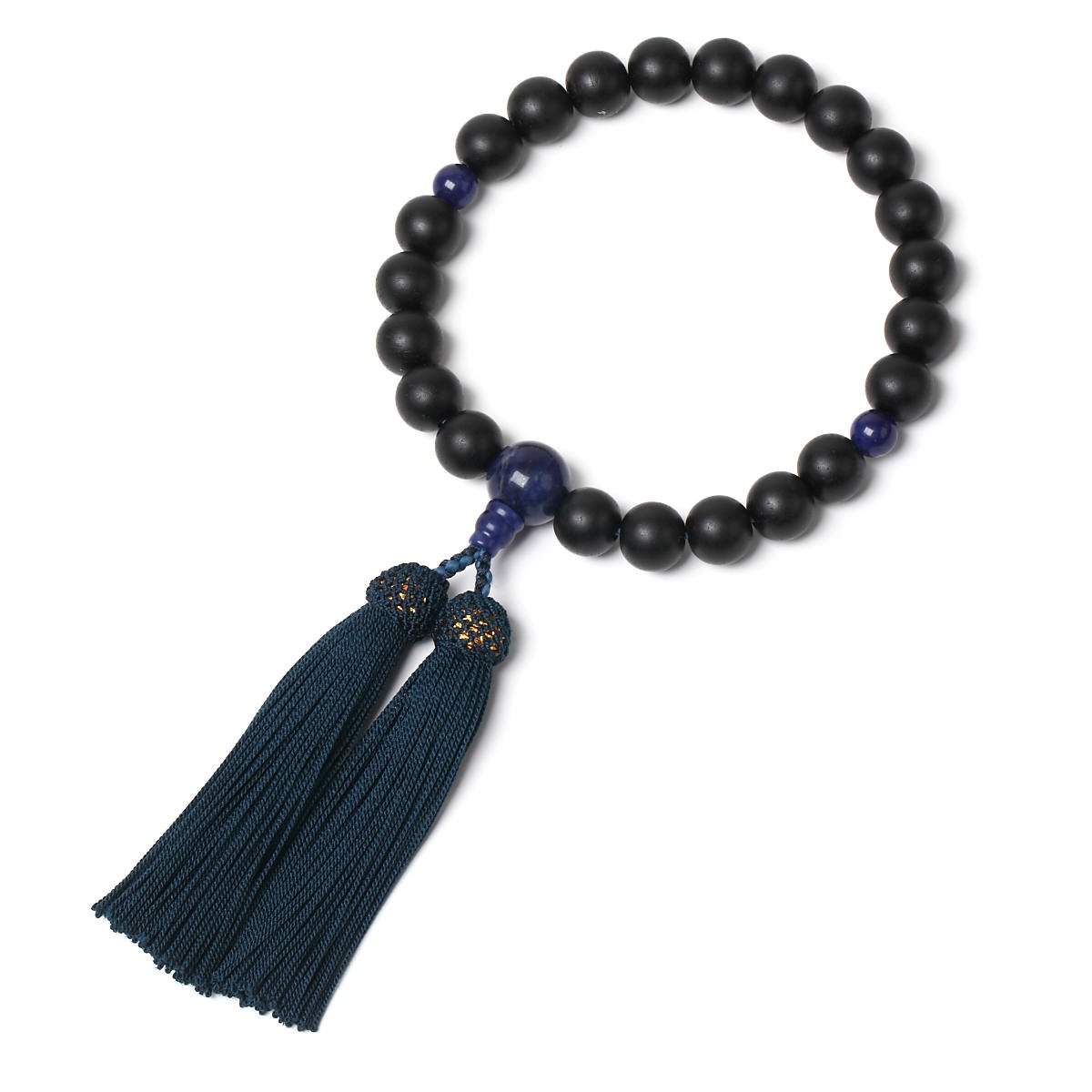 数珠 男性用 浄土真宗 京念珠 A15-2 喜芳 浄土真宗 数珠 男性用 22