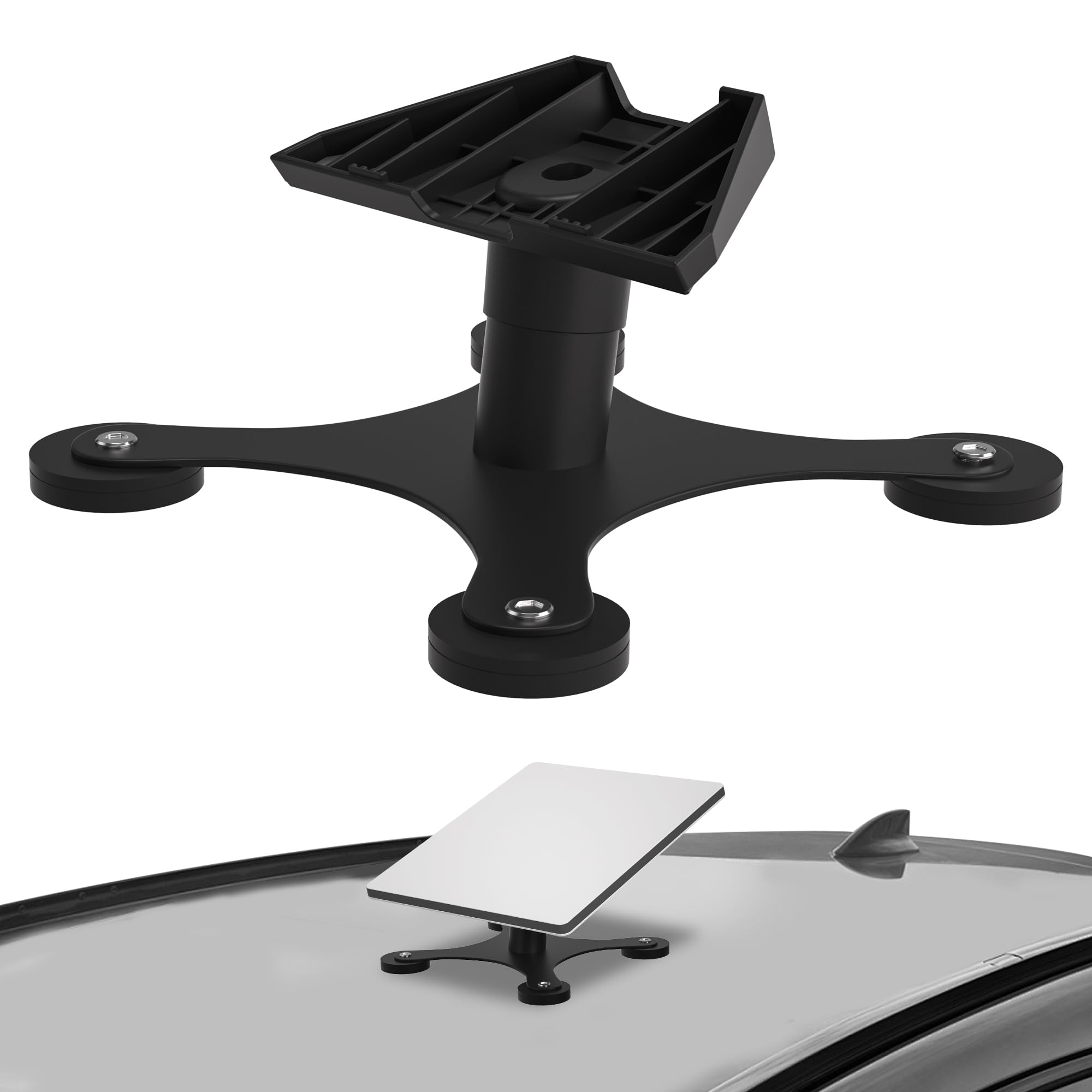 Starlink Mini Magnetic Mount,Neeotyy Starlink Mini Magnetic Roof Mount,Easy to Install for Car/RVs (220lbs Pulling Force)