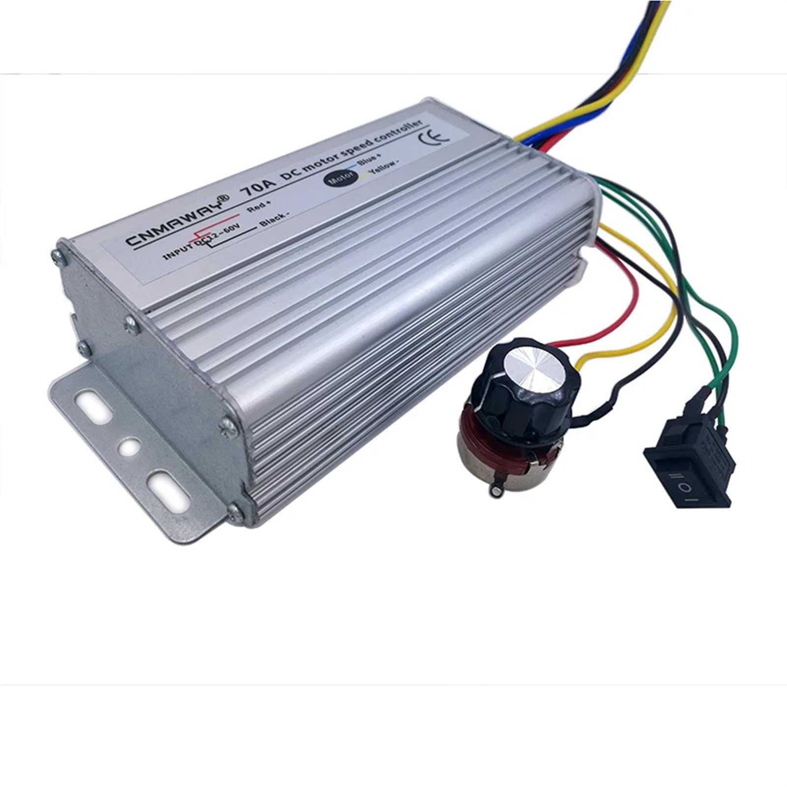 70A DC Motordrehzahlregler 12V-60V Reversible PWM Steuerung Vorwärts Rückwärts Schalter