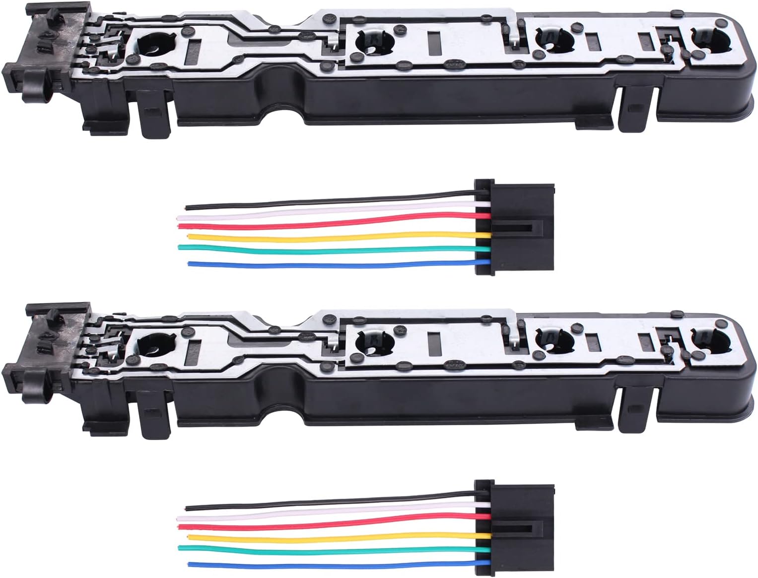 2 Pair Rear Left and Right Light Lamp Bulb Holder Stop Socket with Wire Loom Connector for Transit Van Mk6 MK7 2000-2014 6C1113N004AB