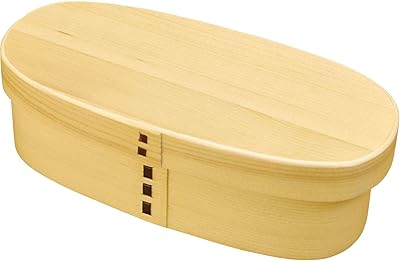 ヤマコー 白松 わっぱ弁当箱 スリム 803989 ナチュラル 約18×8×h6cm