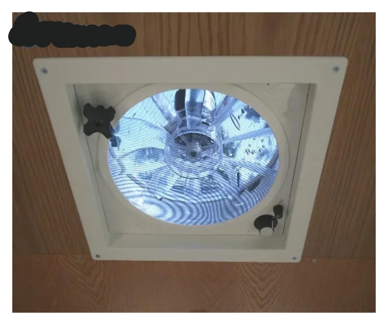 14' 420mm DC 12V Sterowanie ręczne 3 prędkości RV Dach Wentylator wentylacyjny Caravan Skylight RV AIR