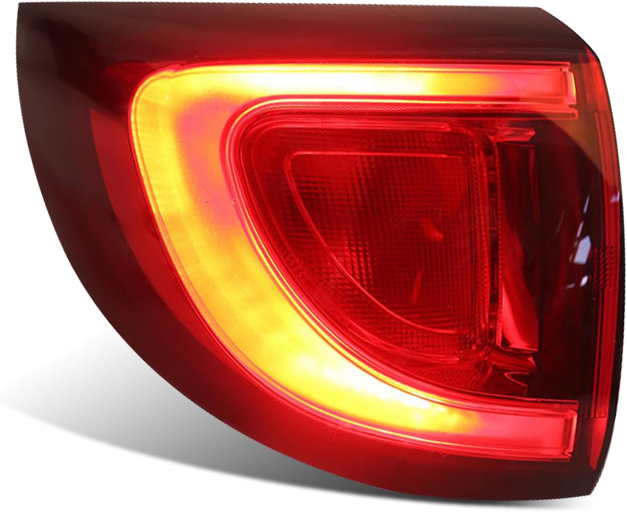 LED Tail Light Compatible with 2017 2018 2019 2020 Chrysler Pacifica Outer taillights LED Rear Lamp Assembly CH2805112 68229026AF （Right Passenger Side ）