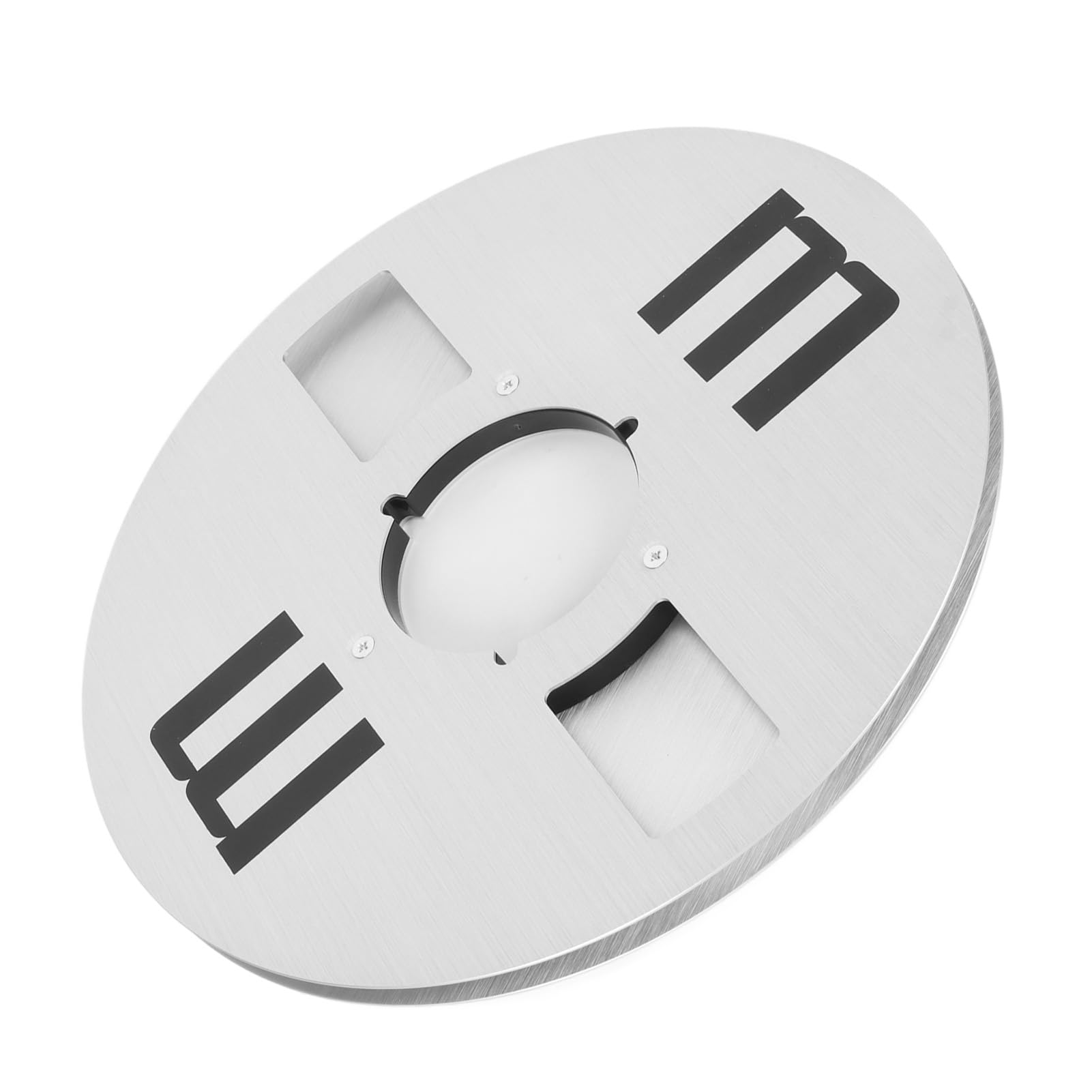 Offene 10,5 Zoll Aufwickelspule, leere Tonbandspule aus Aluminiumlegierung mit 4 Löchern für professionelle Tonstabilität