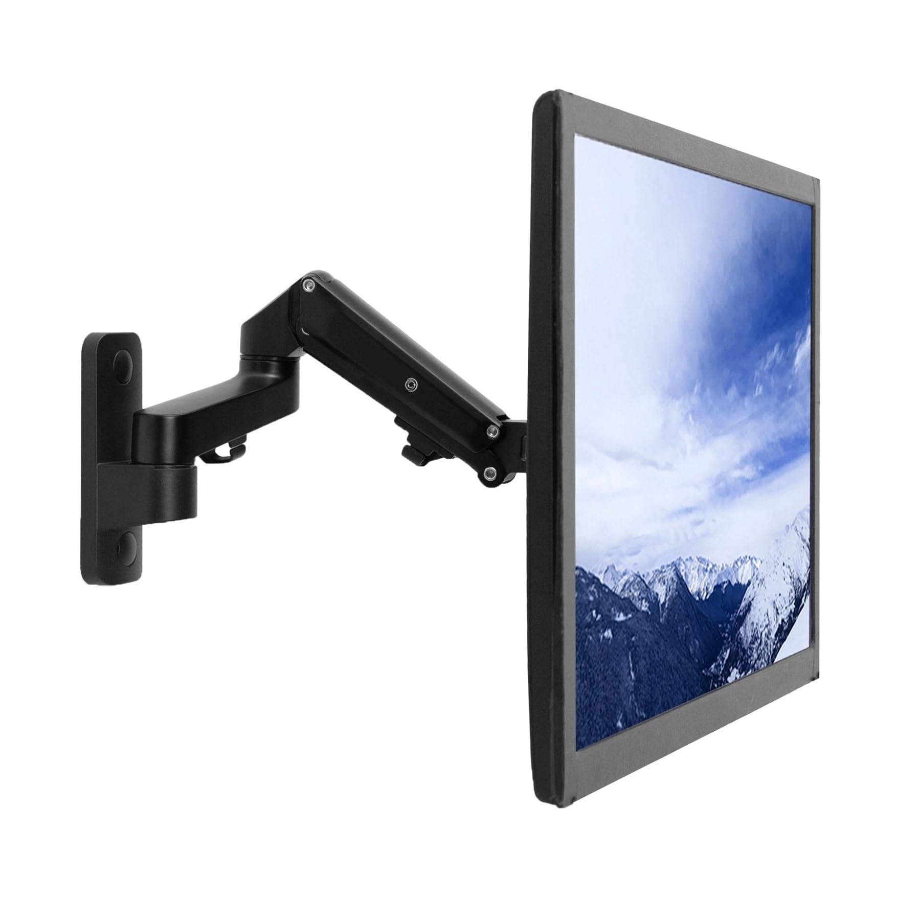 Aluminiowy pojedynczy stojak na monitor LCD ramię do montażu na ścianie do ekranów poniżej 32 cali -