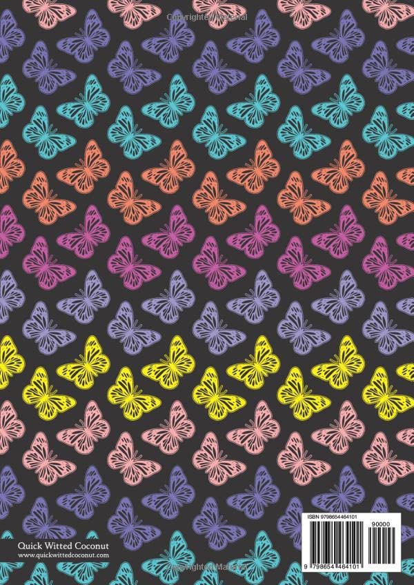 Butterfly Notebook, Lined Pages, A4 - Image 2
