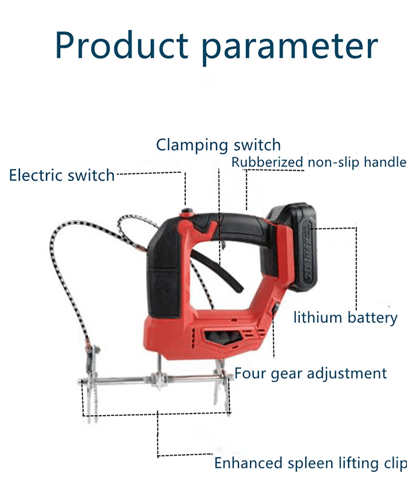 Beehive Frame Shaking Machine, Portable Cordless Bee Remover, 4 Speed with Batteries & Charger, for Imker Farm