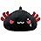Onsoyours Cute Axolotl Plush, Soft Stuffed Animal Salamander Plush Pillow, Kawaii Plushie Toy for Kids (Black Axolotl A, 13)