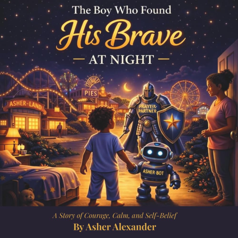 The Boy Who Found His Brave At Night: A Bedtime Story About Overcoming Nighttime Fears with Imagination: 1 (Asher-Land Adventures)