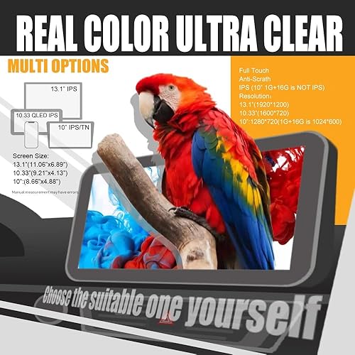 Miniatura 4 de Kunfine Coche Android Navegación Estéreo GPS Radio Reverse Cámara Pantalla 10 "IPS Pantalla Táctil Headunit Tablet Pad Media Player para Toyota