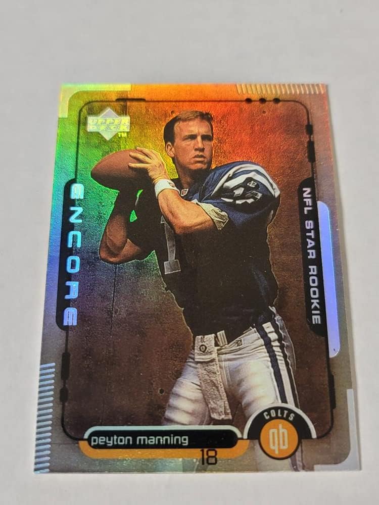Football NFL 1998 Upper Deck Encore #1 Peyton Manning NM Near Mint RC Rookie Colts