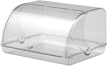 Bread Box Punk Crisper | Storage Container with Clear Lid | Kitchen Candy Fruit Cheese Cake Biscuit Organization | Multifunctional Organizer Box | Entryway or Party
