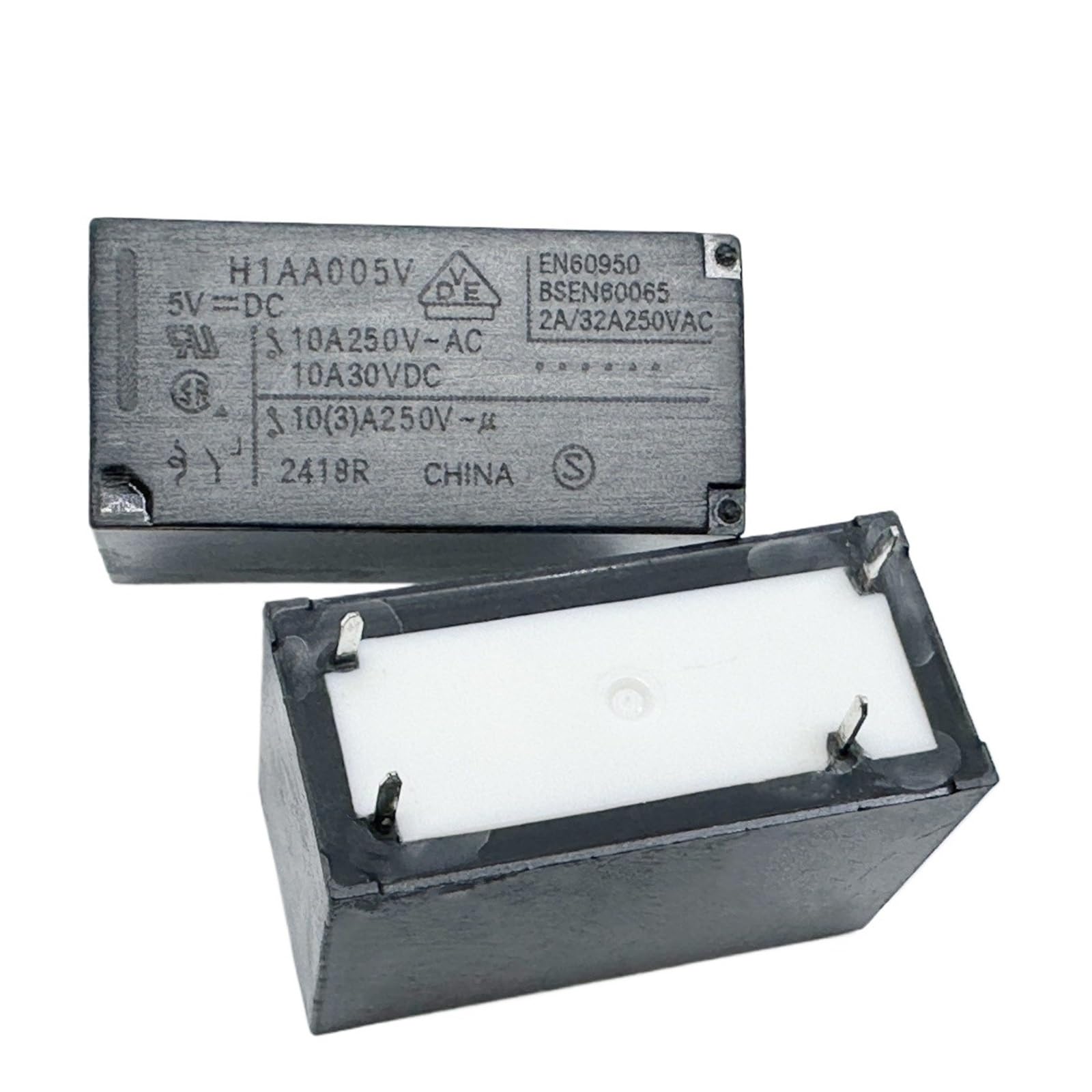 PKNVKZIDK 1pc H1AA005V (115FA4+5V-10A) Relay 4pins