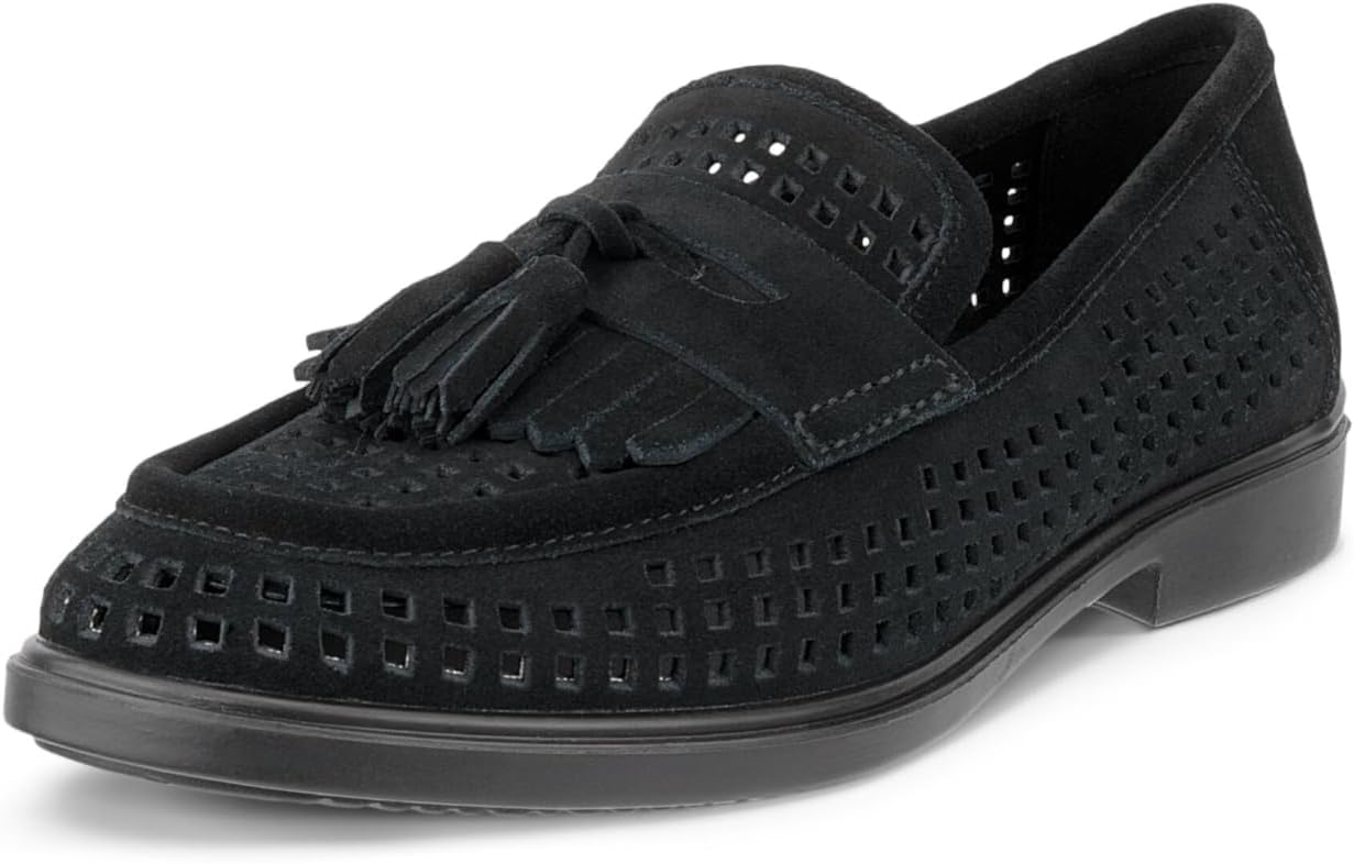 ECCO Dress Classic 15 Perforated Tassel Loafers