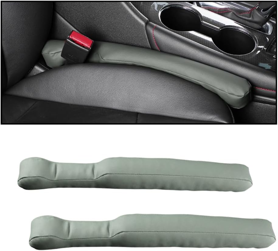 LKAHG 2Pcs Car Seat Gaps Filler, Microfiber Leather Fill