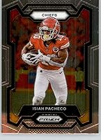 Vista 1 de 2023 PANINI PRIZM # 144 ISIAH PACHECO KANSAS CITY CHIEFS FOOTBALL CARD OFICIAL DE LA NFL