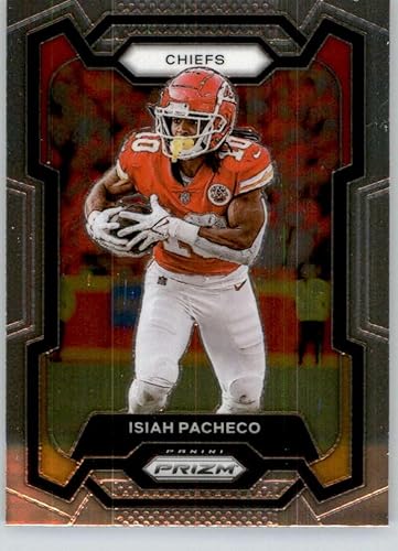 2023 PANINI PRIZM #144 ISIAH PACHECO KANSAS CITY CHIEFS FOOTBALL OFFICIAL TRADING CARD OF NFL