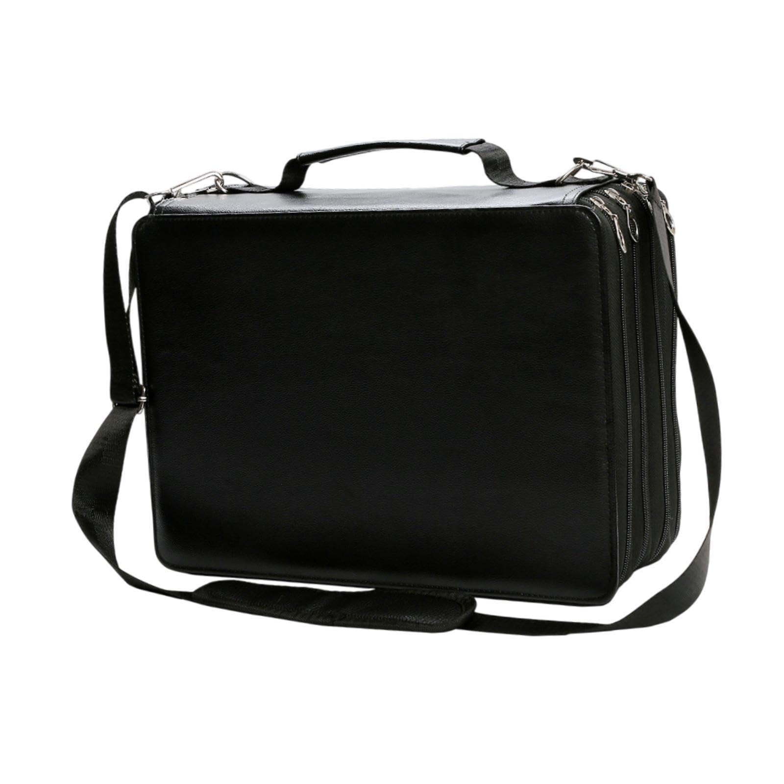 Portapenne compatto con 224 scomparti, elegante organizer ad