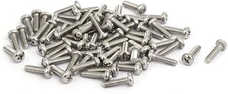 IIVVERR M1.6x6mm 316 Stainless Steel Phillips Pan Head Machine Screws 60pcs (M1.6x6mm 316 Acero inoxidable Phillips Pan Head Machine Screws 60pcs