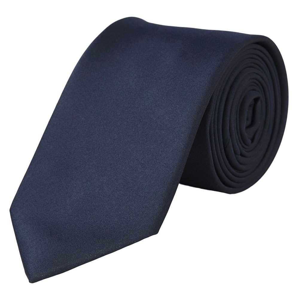 JACK & JONES Solid Tie Navy Blazer