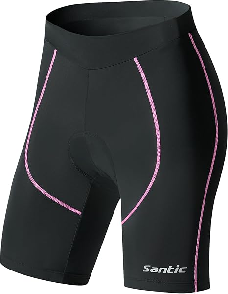 Dames fietsbroek broekrok rok 2-in-1 sport skkort fietsbroek met 3D gel zitkussen gevoerde korte shorts, wijnrood, M