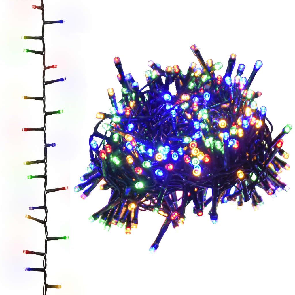 lichterkette,lichterkette batterie,led lichterkette,LED-Lichterkette mit 1000 LEDs Mehrfarbig 25 m PVCGeeignet für Patio, Schlafzimmer, Wohnzimmer, Weihnachten