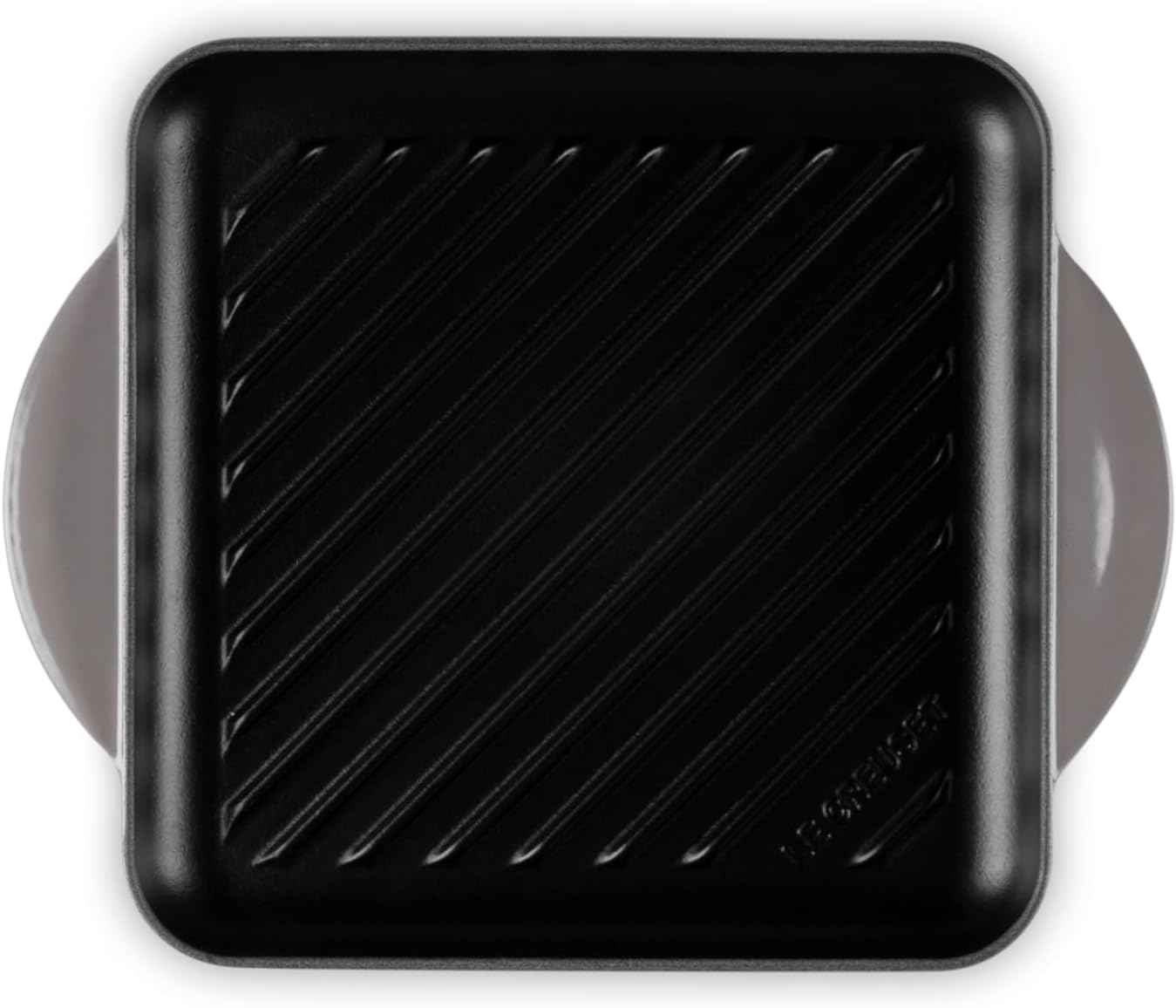 Le Creuset Enameled Cast Iron Square Grill, 9.5", Oyster