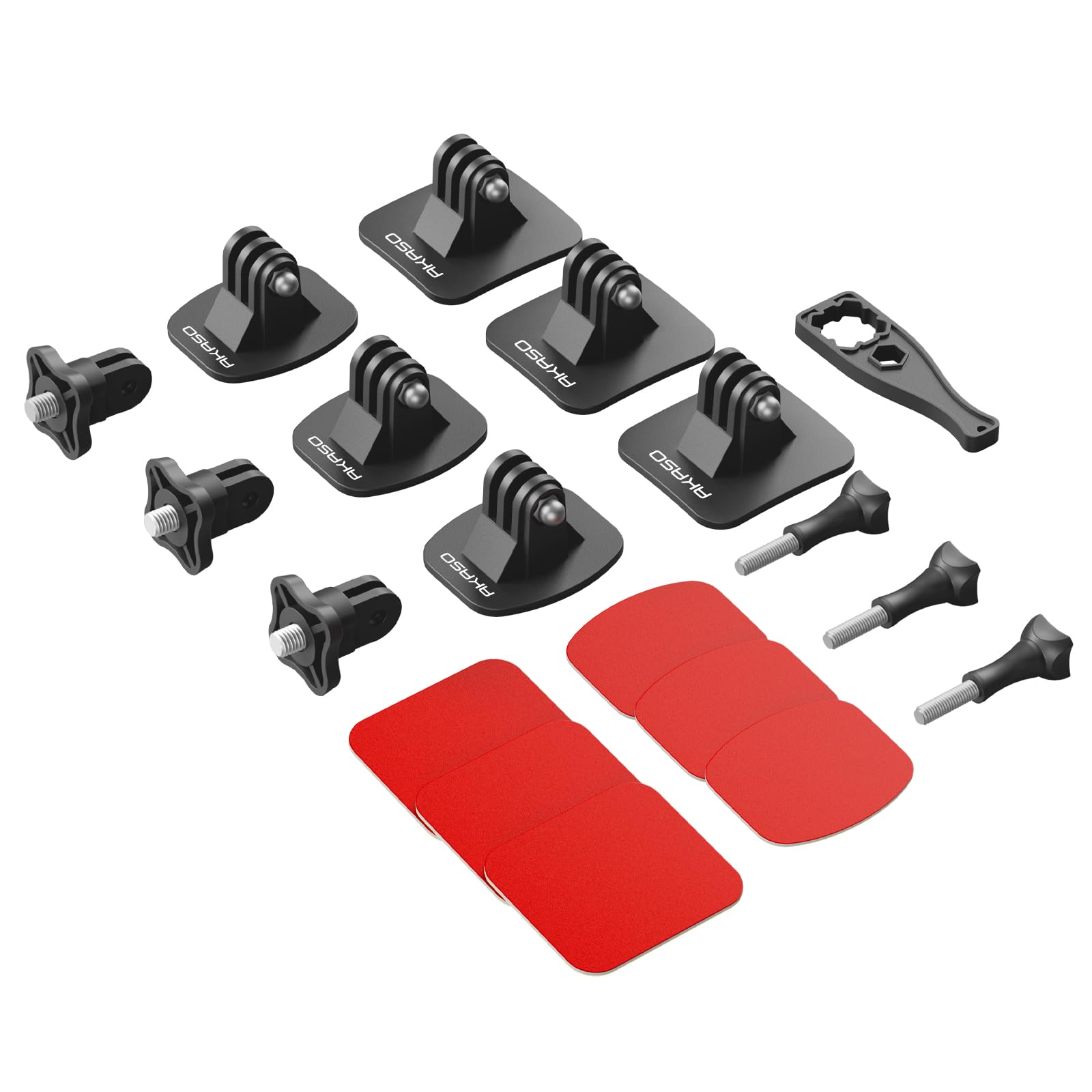 AKAO K-50 バット8枚 フタ4枚セット Amazon.com: AKASO Adhesive Mount Kit Helmet Sticky Mount Accessory