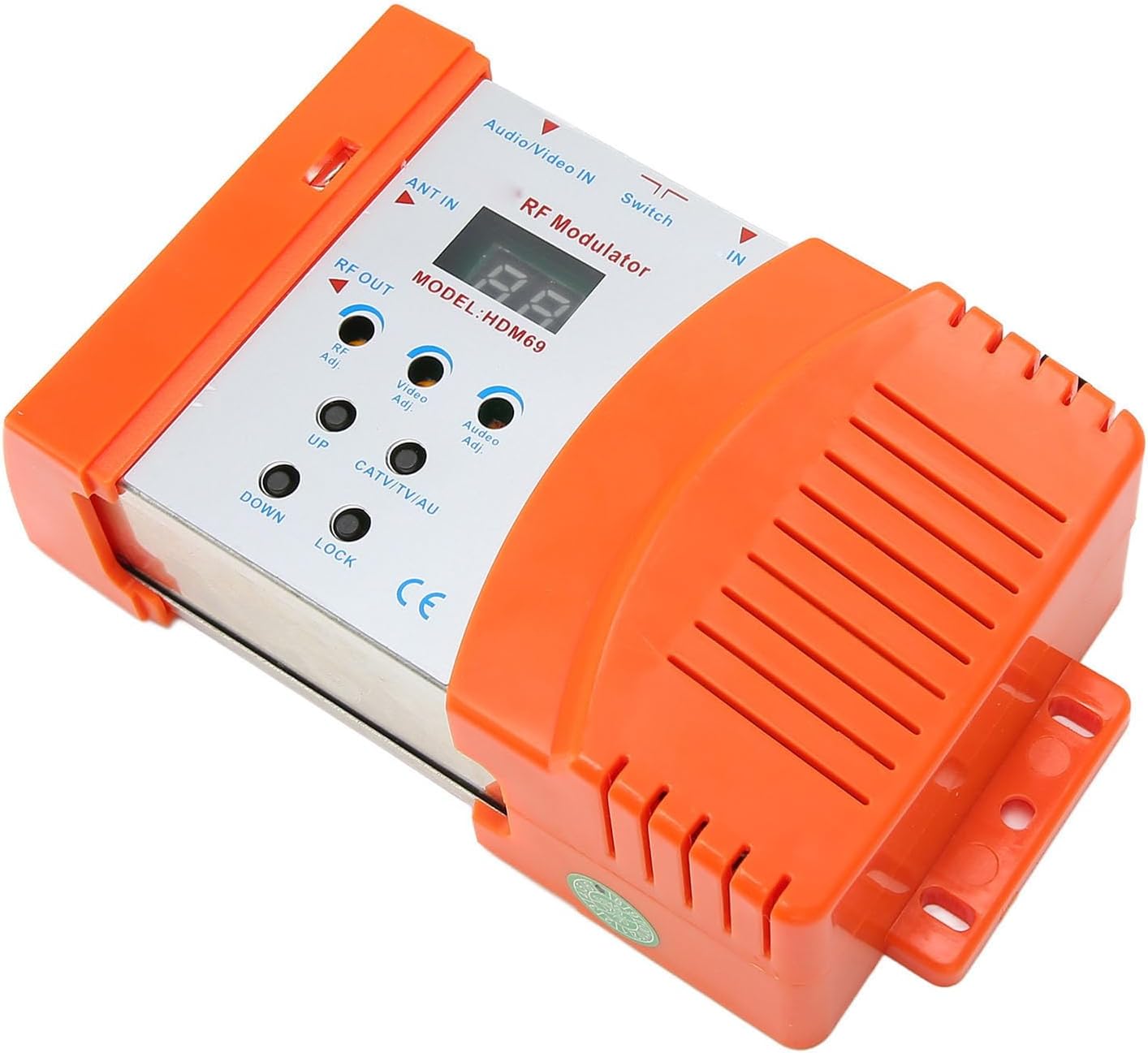 gernie Hd Multimedia Interface and Av to Rf Modulator to Rf Modulator Digital Multimedia Interface Rf Modulator Pal Ntsc 90 240V Rf Modulator Coaxial Converter Distribution (US Plug)