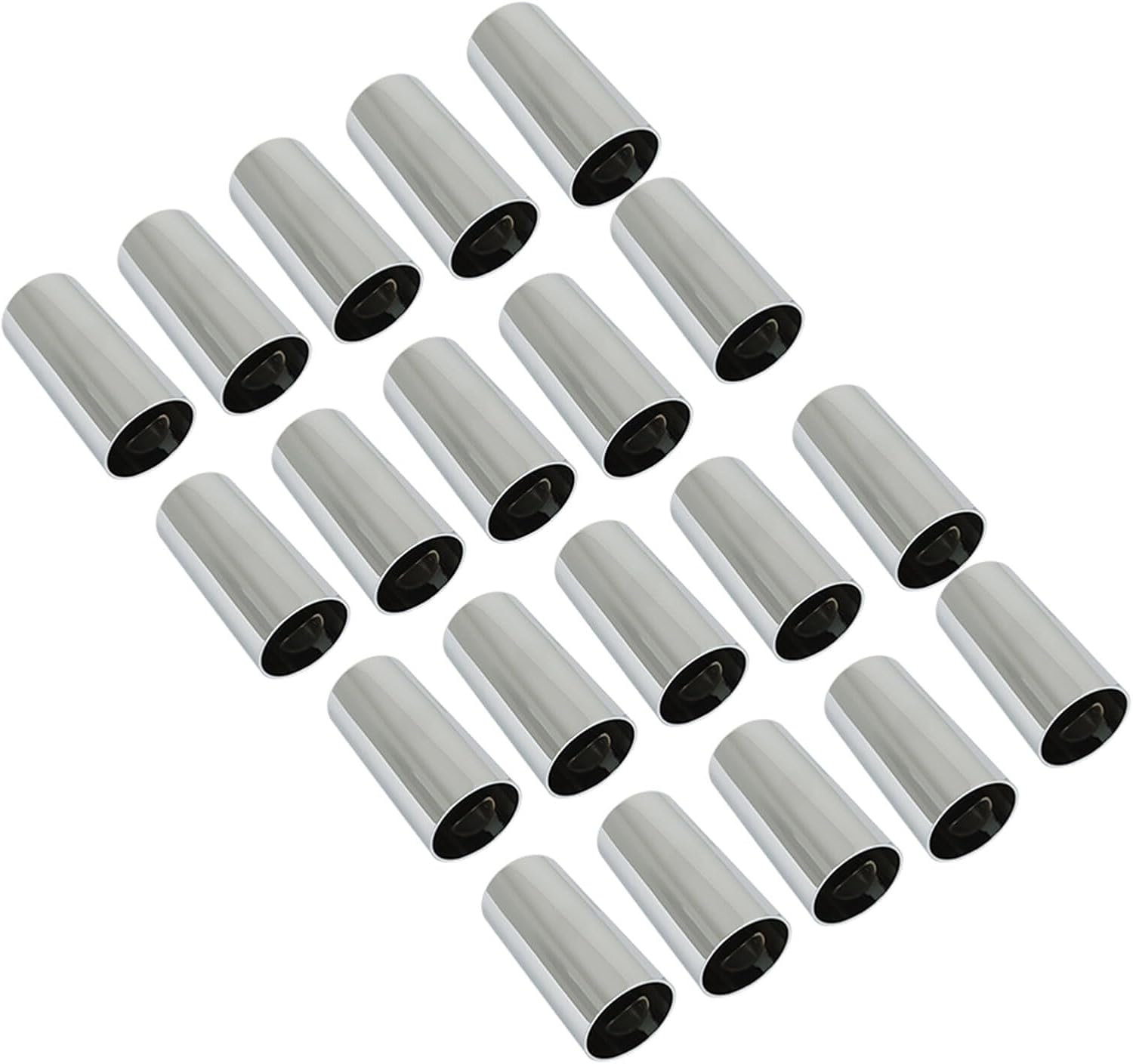 waltyotur 20 x 33mm Truck Lug Nuts Screw on Chrome Cap 4-1/4 High Replacement for Peterbilt Volvo International Semi Trucks