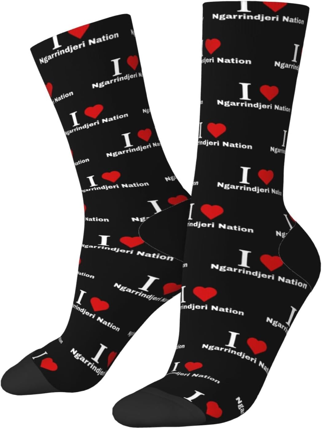 I love Ngarrindjeri Nation Socks For Men Women Sport Crew Athletic Running Wicking Socks
