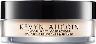 Smooth & Set Loose Powder with Puff: Universal shade, all skin types & tones. Sheer, lightweight, blends well, blurs imperfections, reduces shine. Makeup artist go to for even skin finish
