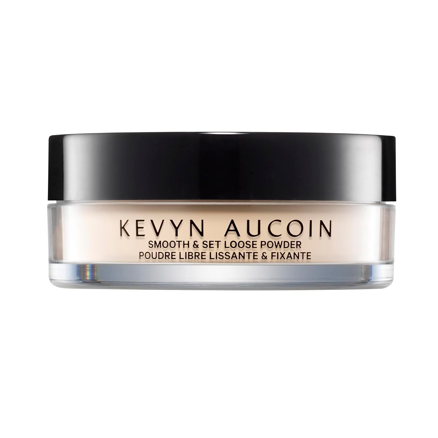Kevyn Aucoin Smooth & Set Loose Powder with Puff: Universal shade, all skin types & tones. Sheer, lightweight, blends well, blurs imperfections, reduces shine. Makeup artist go to for even skin finish
