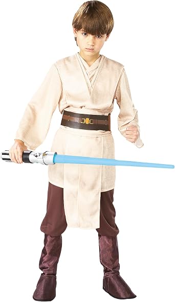 Rubie's Official Disney Star Wars Jedi Deluxe Child Costume, Kids Fancy Dress