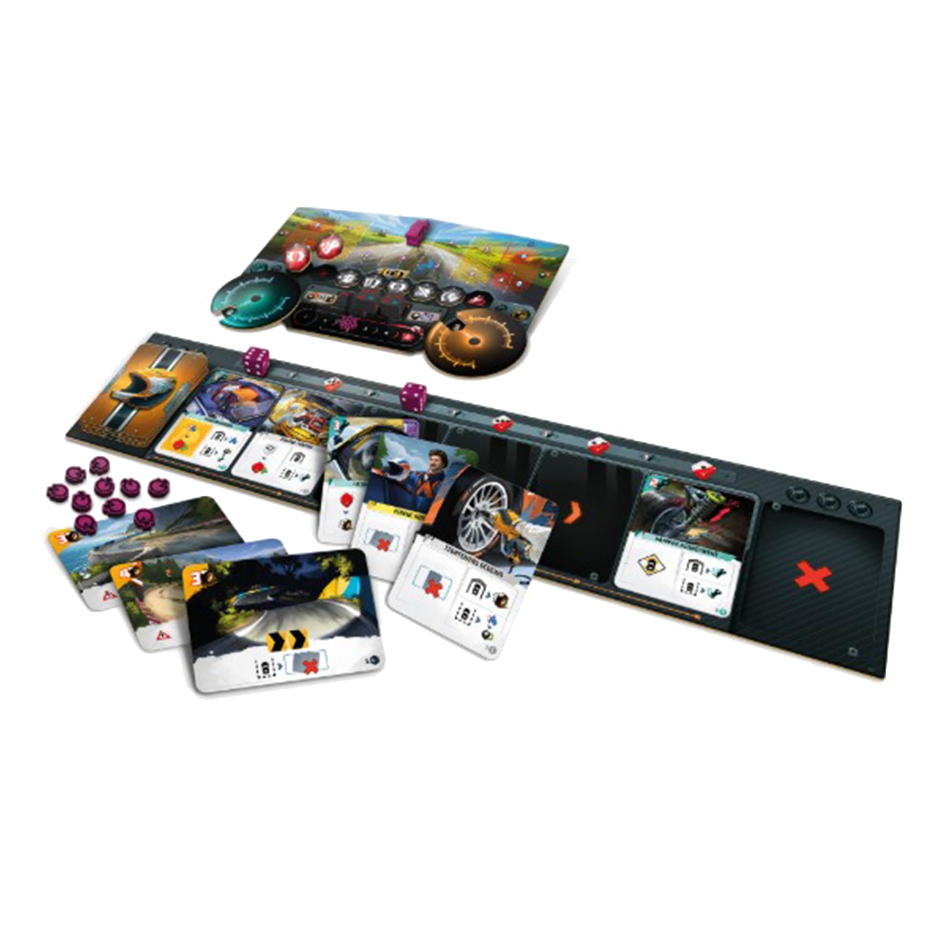 Cranio Creations - Dirt & Dust - Diventa un Pilota di Rally! | 1-4 Giocatori - 90 Min – Gioco per Esperti – Età 14+ - Edizione in Lingua Italiana