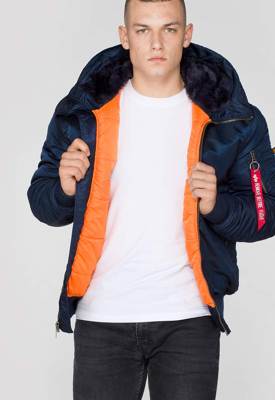 Alpha Industries Herren Alpha Industries Ma-1 Hooded Bomberjacke für Herren Bomberjacke