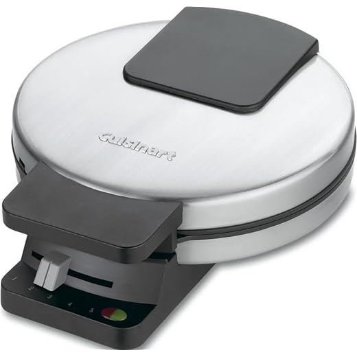 Cuisinart Waffle Maker, 5-Setting Browning Control, Stainless Steel