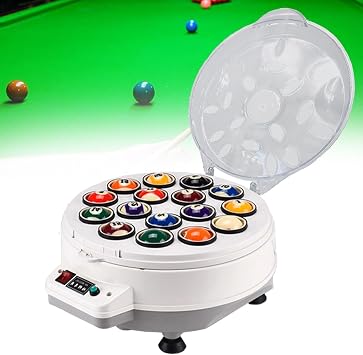 Billiard Ball Cleaner and Polisher, Pool Ball Cleaner, Automatic Snooker Washing Machine for Private Billiard Rooms Clubs22balls