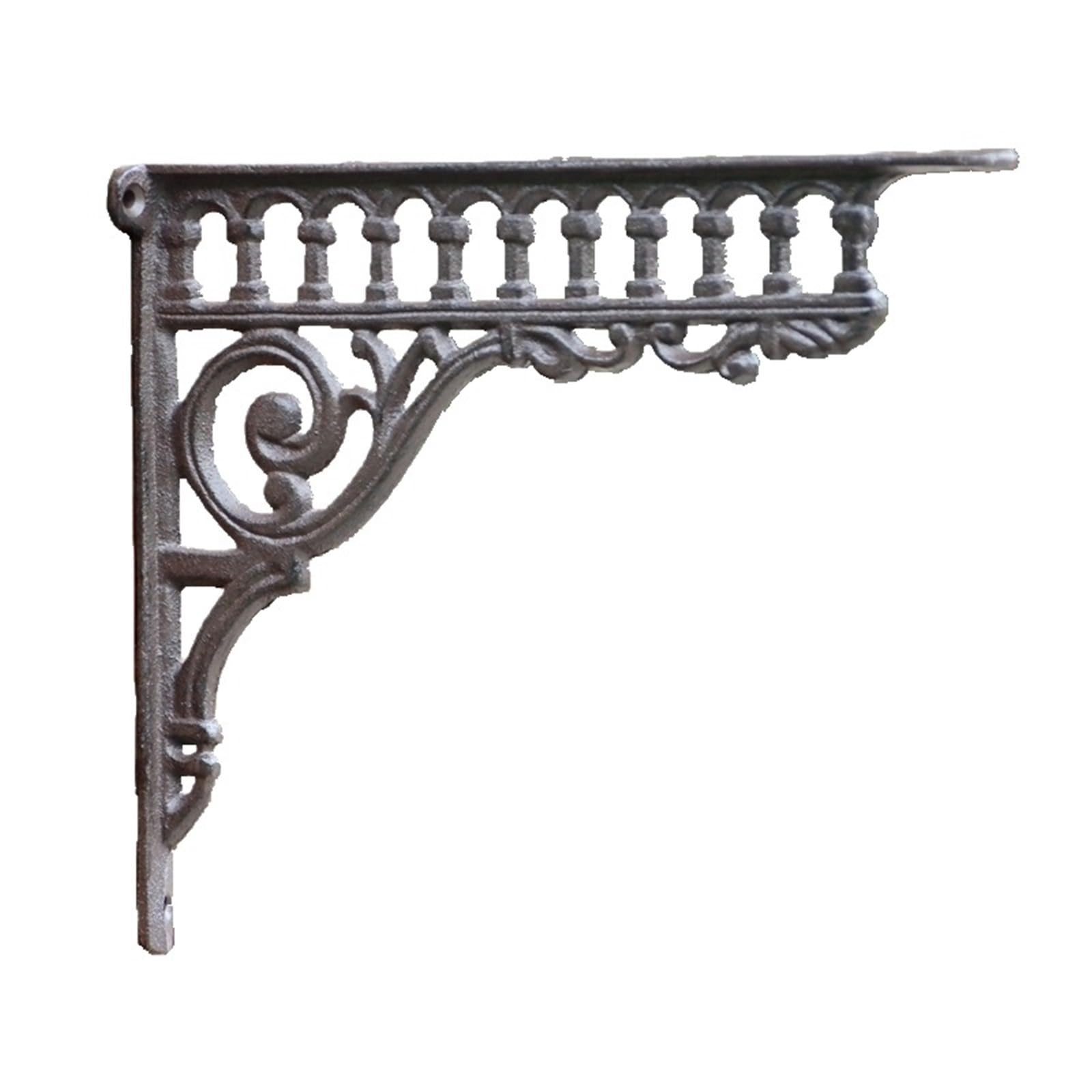 Decorative Shelf Brackets Decorative Cast Iron Antiuqe Angle Bracket for Floating Shelf