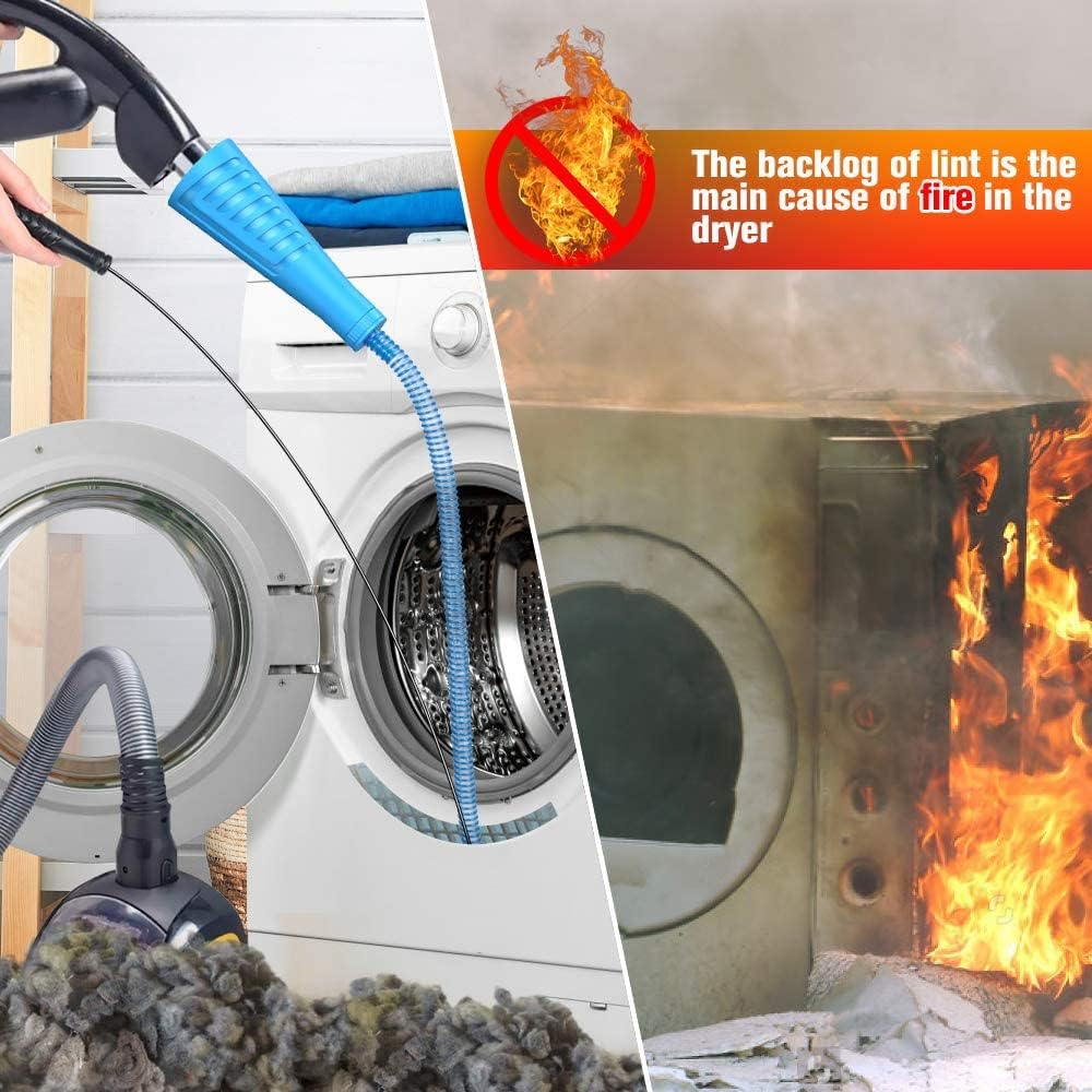 Buy Sealegend 2 PCS Dryer Vent Cleaner Kit Vacuum Hose Attachment