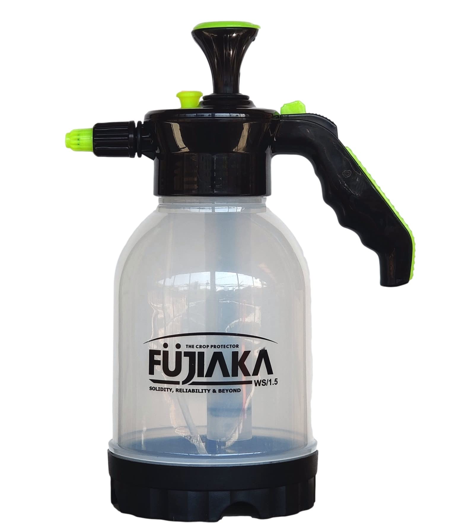 FUJIAKA WS/1.5, Handheld Garden Sprayer Manual Pressure Pump for Plant Spraying and Household Cleaning or Sanitising, 1.5 litres, Transparent (Pack of 1) (B07C7283DJ) Amazon Price History, Amazon Price Tracker