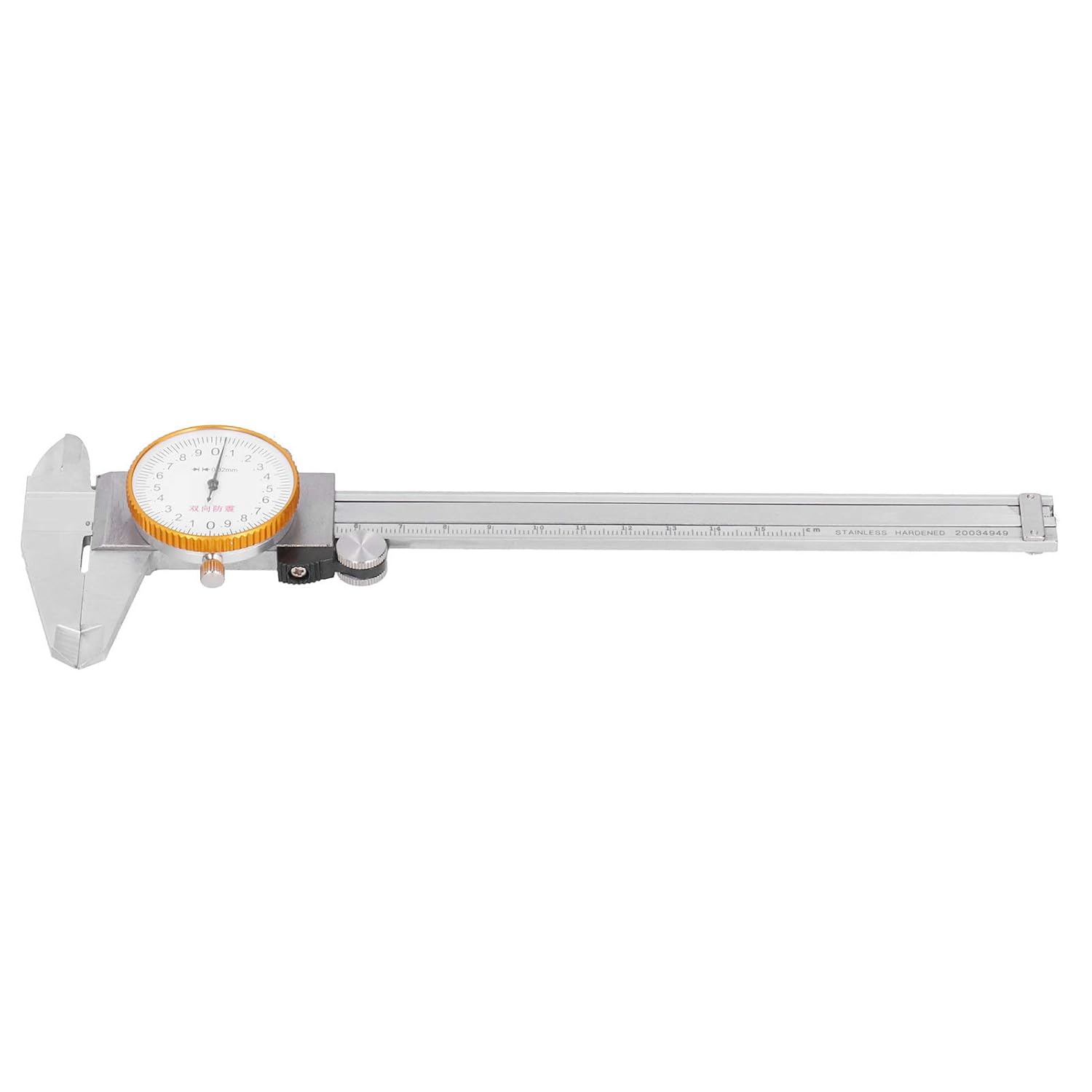 Dial Caliper Vernier, 0.02 Dial Caliper Stainless Steel for Inner
